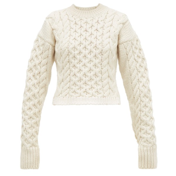 Cable-Knit Wool-Blend Sweater from Joseph