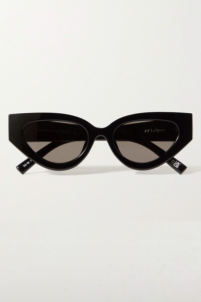 Aphrodite Cat-Eye Acetate & Gold-Tone Sunglasses from Le Specs