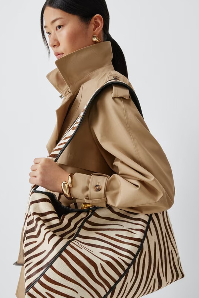 Intentional Hair Leather Tote Bag  from  John Lewis