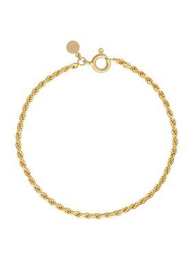 Rope Chain Bracelet in Gold from Astrid & Miyu