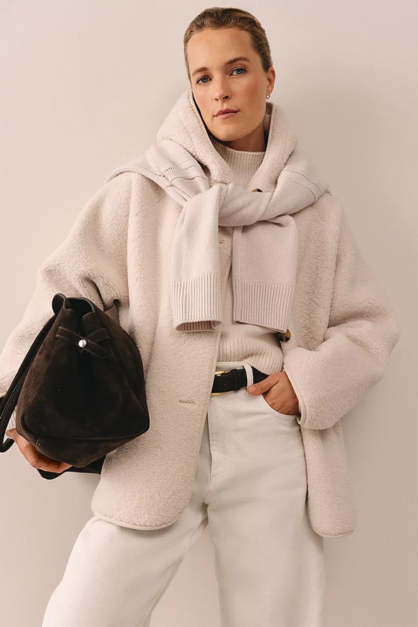 Luxury Borg Hooded Coat