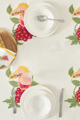 Fruit Cotton Tablecloth from Zara