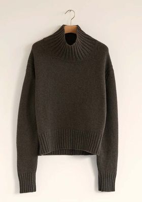 Fintra Lambswool Crop High Neck from &Daughter