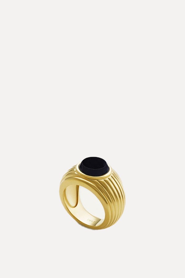 Wave Motion Signet Ring from Studio Deve