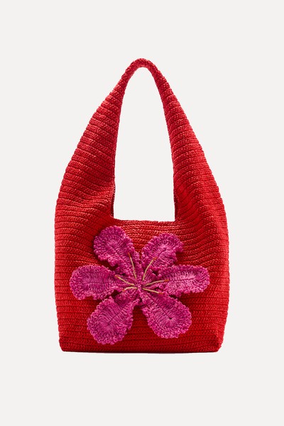 Natural Fibre Shopper Bag from Siedrés x Mango