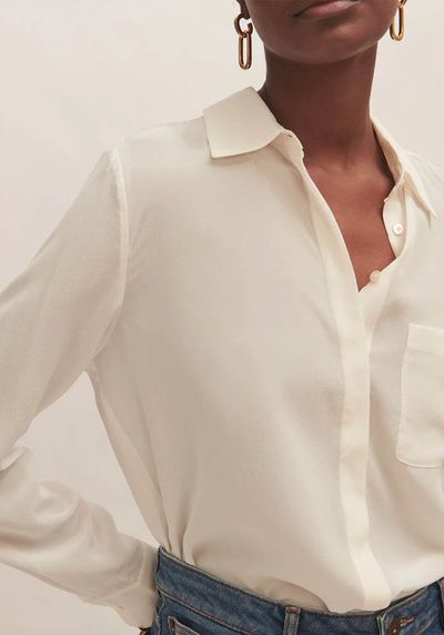 Long Sleeve Silk Shirt  from Jigsaw 