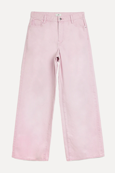 High Waisted Wide Leg Jeans  from River Island