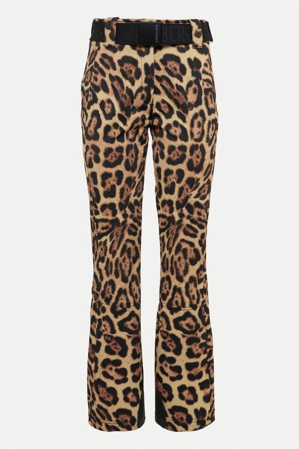 Minou Leopard-Print Ski Pants from Goldbergh
