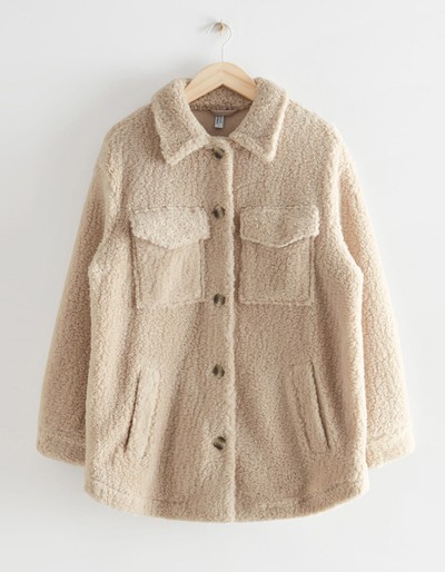 Faux Shearling Overshirt