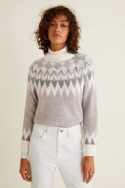 Knitted Embroidered Sweater