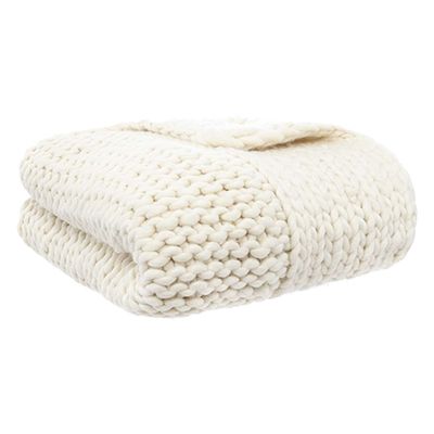 Giant Rib Throw, Cream from Gray & Willow