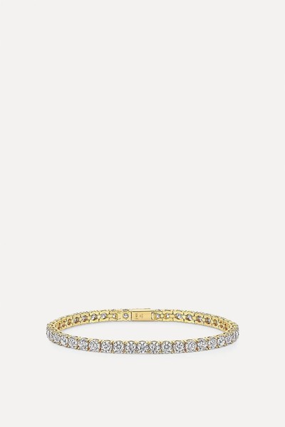 Cubic Zirconia 51 Stone Tennis Bracelet from Jools by Jenny Brown