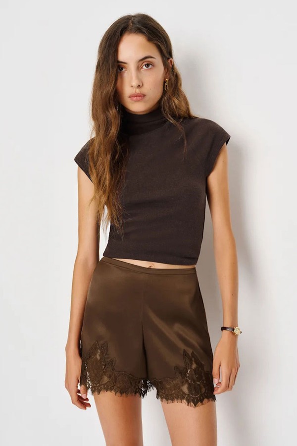 Fern Satin Shorts from Reformation