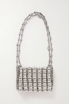 1696 Nano Crystal-Embellished Chainmail Shoulder Bag from Paco Rabanne