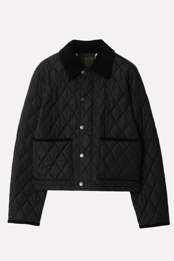 Cropped Quilted Nylon Witney Jacket