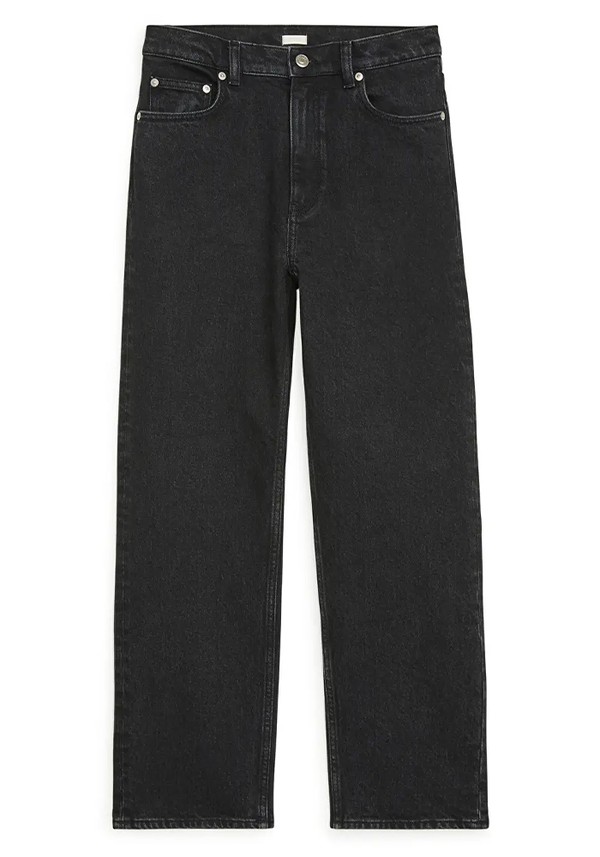 Straight Cropped Stretch Jeans from Arket
