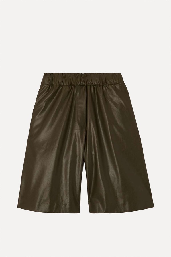 Faux Leather Shorts from DRIES VAN NOTEN