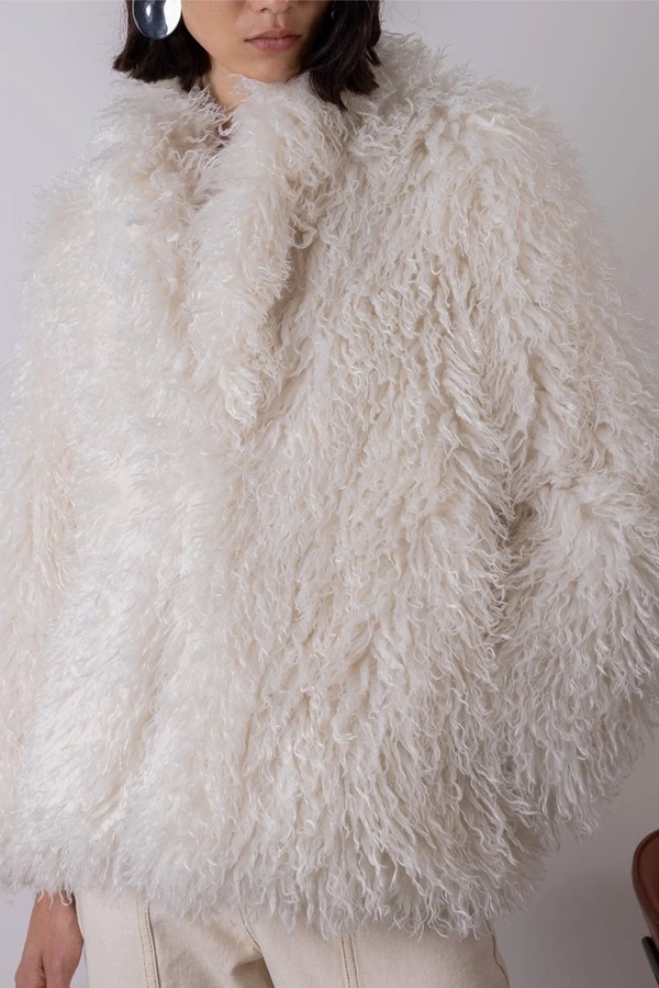 x from Charlie Shaggy Fur Jacket, £225 | Vivere