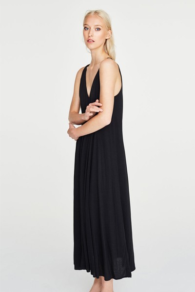 Long Dress With Darts from Uterque