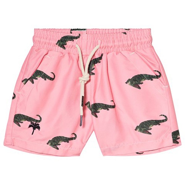 Coral Crocodile Swim Shorts from Oas