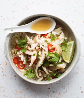 Chicken Noodle Soup With Maple Chillies