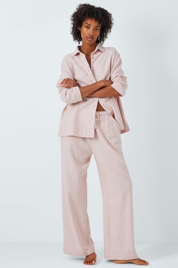 Cotton Herringbone Pyjama Set from John Lewis