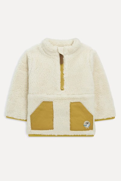 Baby Borg Fleece Sweat Top, from John Lewis