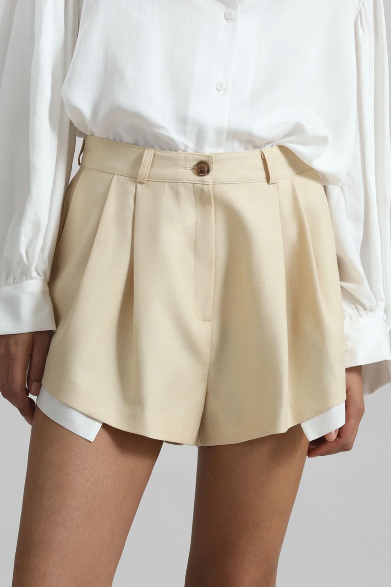 Juvay Pleated Shorts from The Frankie Shop
