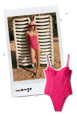 Cup Underwire Swimsuit  from Mango