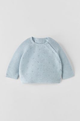 Basic Garter Stitch Sweater from Zara