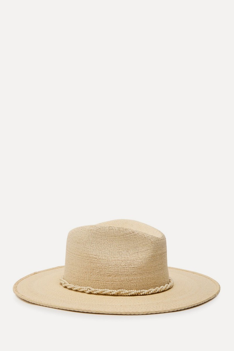 Paradise Embellished Straw Fedora from Lack Of Color