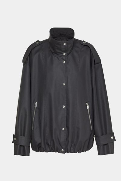 Oversize Button Down Parka