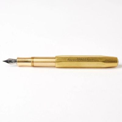 Brass Sport Fountain Pen from The Conran Shop