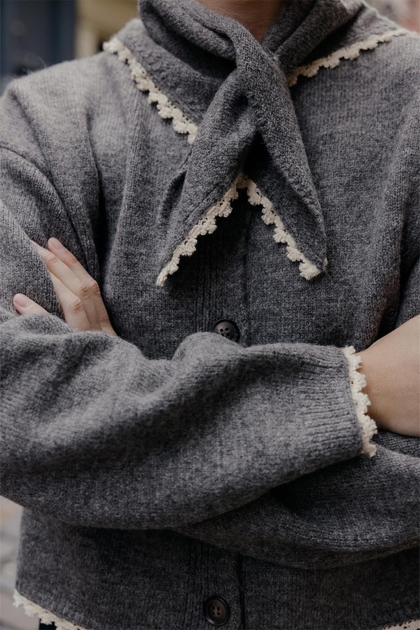 Bandana Lace Cardigan