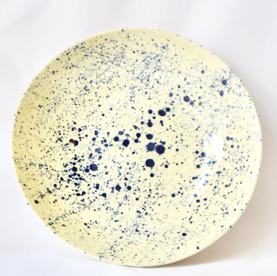 Porcelain Splatter Salad Serving Bowl  from Coco & Wolf 