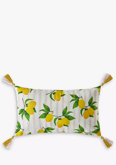 Summer Lemon Cushion from Skinnydip