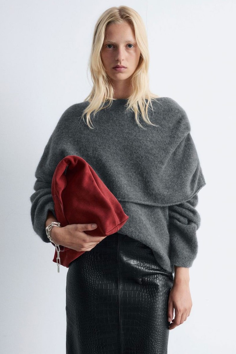 Knitted Cape Sweater from & Other Stories