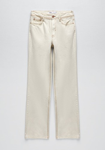 Z1975 Mid Rise Straight Long Length Jeans from Zara