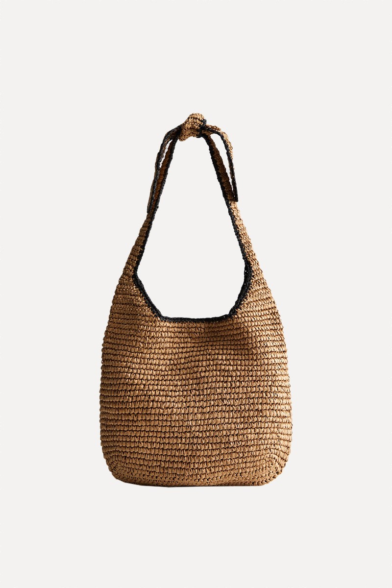 Woven Slouchy Tote Bag from NEW LOOK