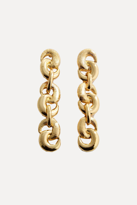 Long Earrings With intertwined Hoops from Mango