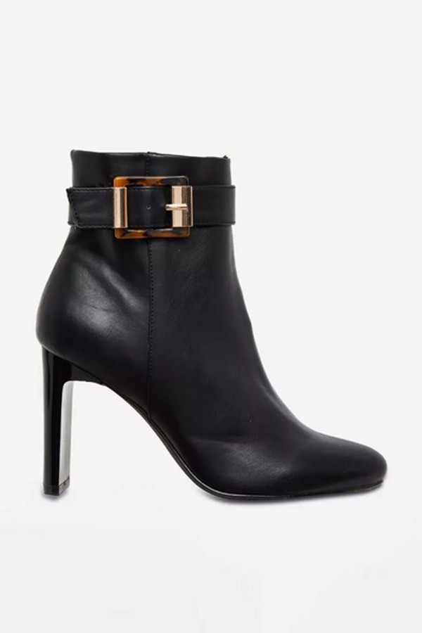 Black 'Antwerp' Buckle Boots