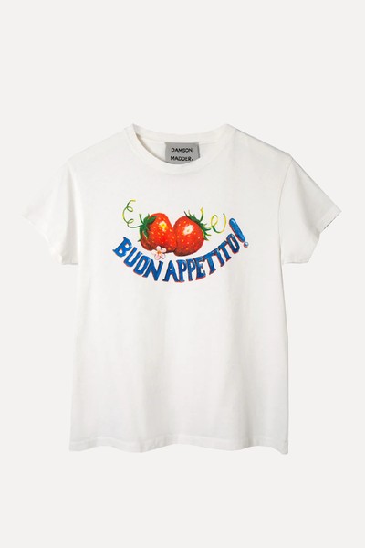 Buon Appetito Shrunken Tee  from Damson Madder