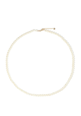 Pearl & 14kt Gold Choker from Mateo