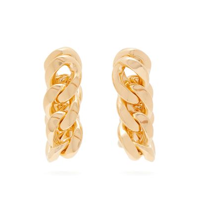 Chain Hoop Earrings from Bottega Veneta