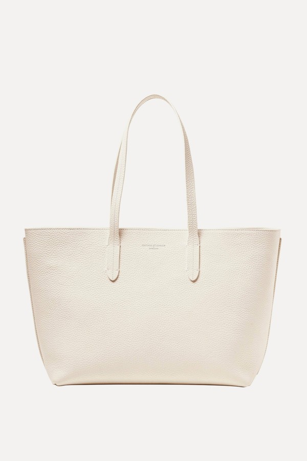 East West Leather Tote Bag