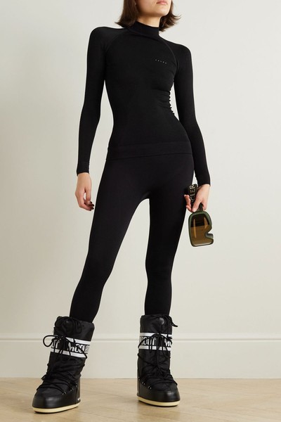 Maximum Warm Stretch Jersey Turtleneck Top  from FALKE 