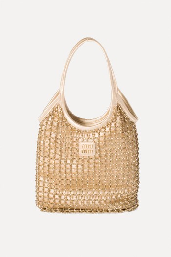 Ivy Beaded Duchesse Bag from Miu Miu