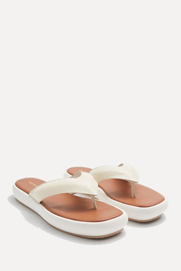 Leather Platform Flip Flops from & Other Stories