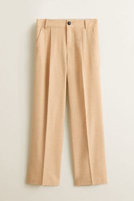 Wool Suit Trousers from Mango