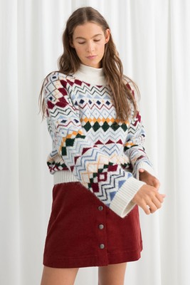 Fairisle Knit Sweater from & Other Stories